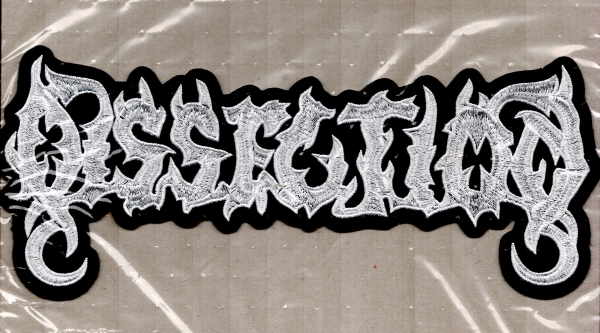 images Dissection - Solides Weisses Logo Rückenaufnäher