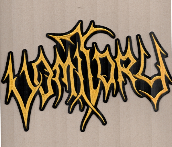 images Vomitory - Gelbes Logo Rückenaufnäher