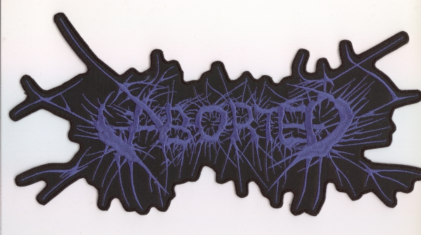 Aborted - Blaues Logo Rückenaufnäher
