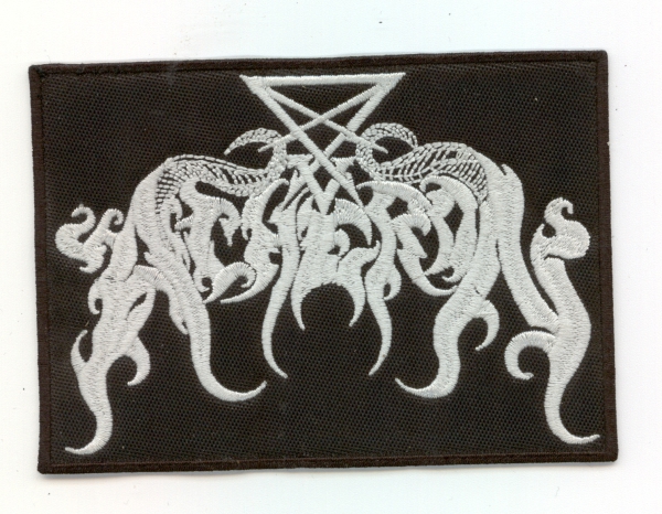 Acheron - Weisses Logo Aufnäher