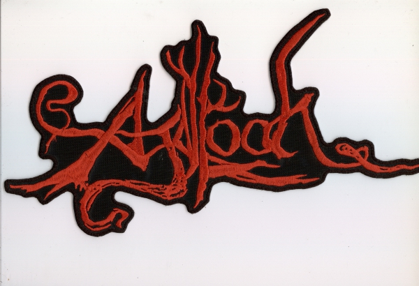 images Agalloch - Rotes Logo Rückenaufnäher