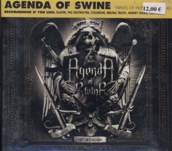 images Agenda of Swine - Waves of human Suffering CD
