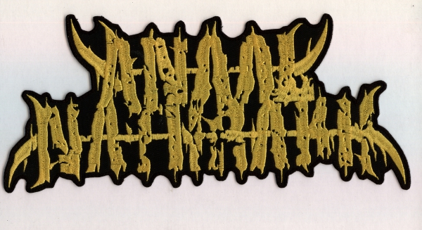 images Anaal Nathrakh - Gelbes Logo 2 Rückenaufnäher