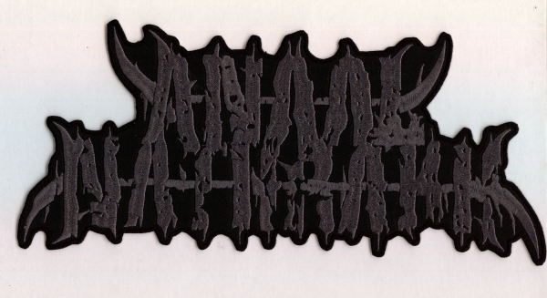 images Anaal Nathrakh - Graues Logo 2 Rückenaufnäher