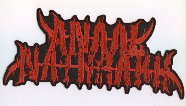 images Anaal Nathrakh - Rotes Logo 2 Rückenaufnäher