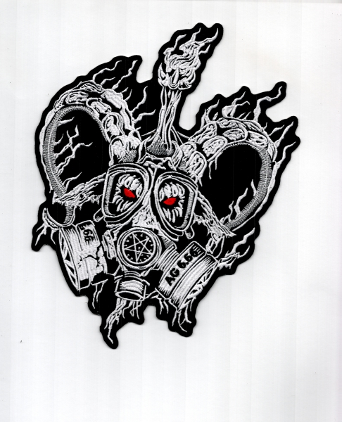 Archgoat - Goat Mask Rückenaufnäher