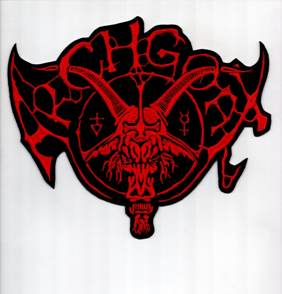 images Archgoat - Rotes Logo Rückenaufnäher