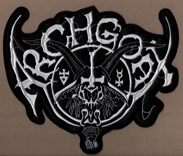 images Archgoat - Weisses Logo Rückenaufnäher