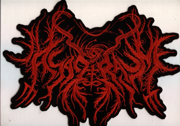 images Asagraum - Rotes Logo Rückenaufnäher