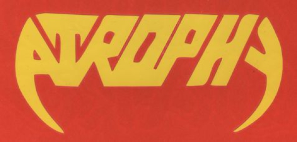 images Atrophy - Gelbes Logo Aufkleber