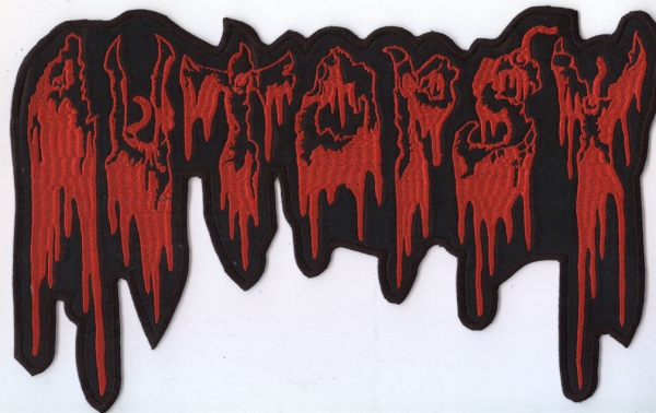 images Autopsy - Rotes Logo Rückenaufnäher