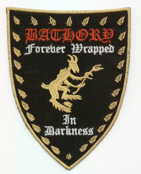 images Bathory - Forever Wrapped Gold Aufnäher