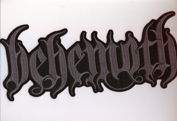 images Behemoth - Graues Logo Rückenaufnäher
