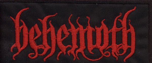 images Behemoth - Rotes logo Aufnäher