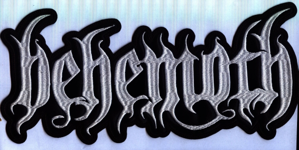 images Behemoth - Weisses Logo Rückenaufnäher