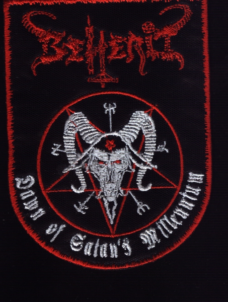 images Beherit - Dawn of Satans Millenium Rot Wappen Aufnäher