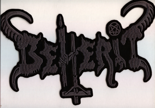 images Beherit - Graues Altes Logo Rückenaufnäher