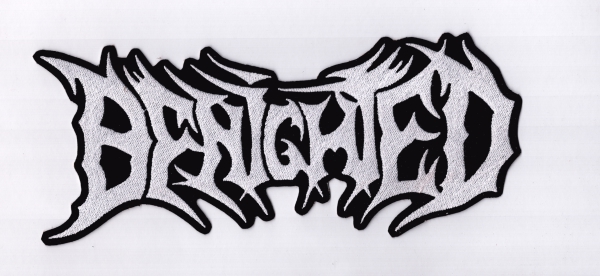 images Benighted - Weisses Logo Rückenaufnäher