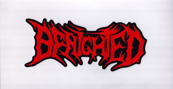 images Benighted - Rotes Logo Rückenaufnäher