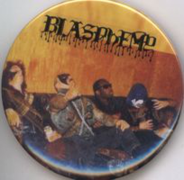 images Blasphemy - Band Buttons 59 mm