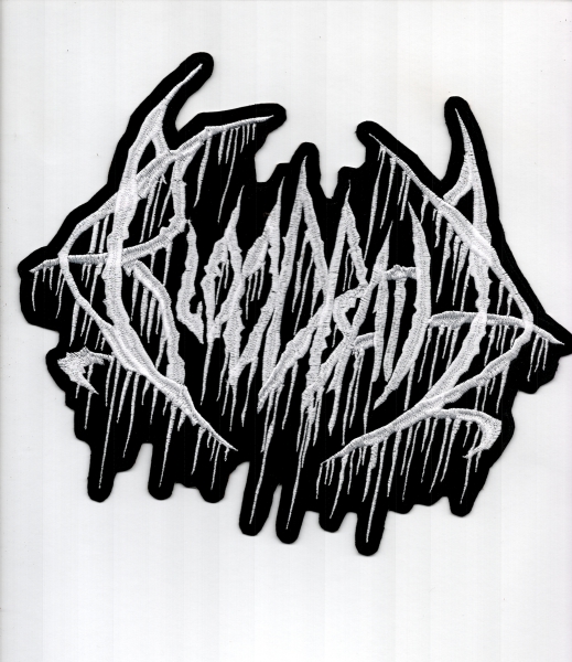 images Bloodbath - Weisses Logo Rückenaufnäher