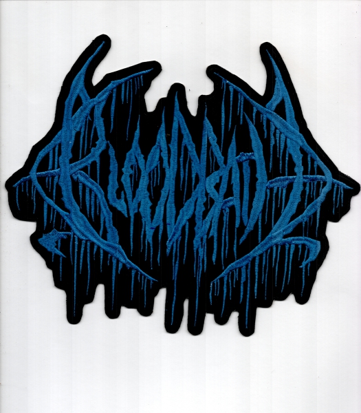 images Bloodbath - Blaues Logo Rückenaufnäher