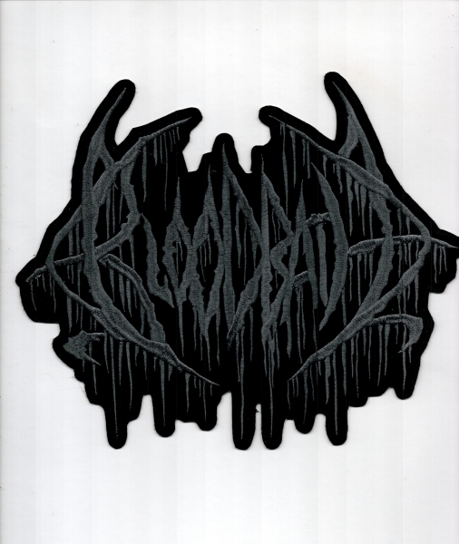 images Bloodbath - Graues Logo Rückenaufnäher