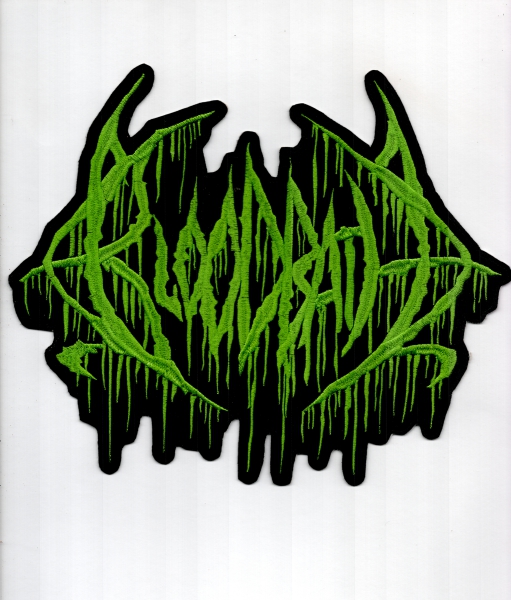 images Bloodbath - Grünes Logo Rückenaufnäher