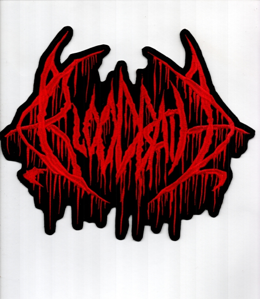 images Bloodbath - Rotes Logo Rückenaufnäher