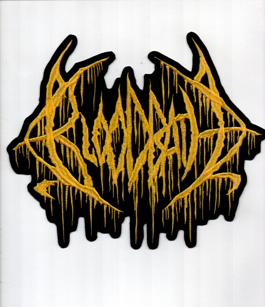 images Bloodbath - Gelbes Logo Rückenaufnäher