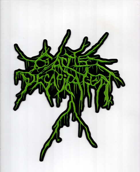 images Cattle Decapitated - Grünes Logo Rückenaufnäher