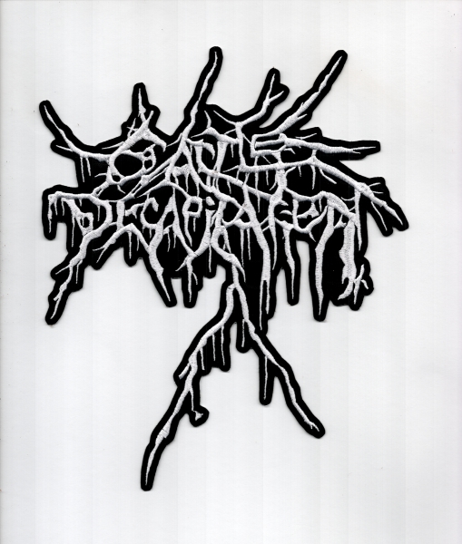 images Cattle Decapitated - Weisses Logo Rückenaufnäher