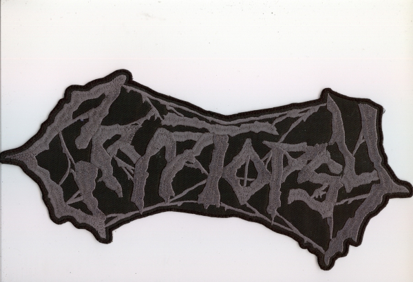 images Cryptopsy - Graues Logo Rückenaufnäher