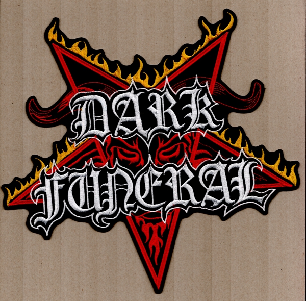 images Dark Funeral - Farbiges Logo Rückenaufnäher
