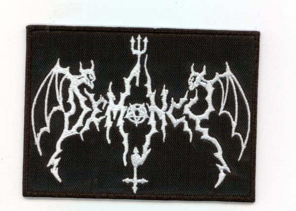 Demoncy - Weisses Logo Aufnäher