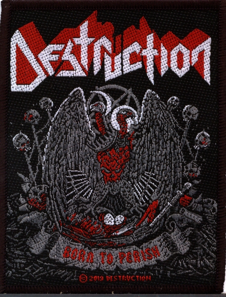 images Destruction - Born to Perish Woven Aufnäher