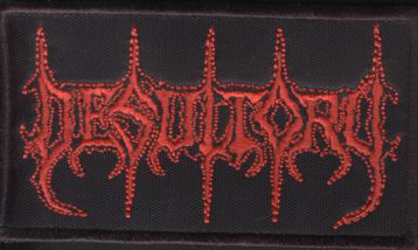 images Desultory - Rotes Logo Aufnäher
