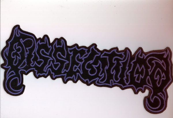 images Dissection - Blaues Logo Rückenaufnäher