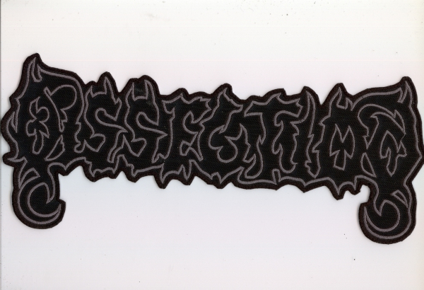 Dissection - Graues Logo Rückenaufnäher