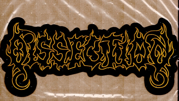 images Dissection - Gelbes Logo Rückenaufnäher