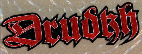images Drudkh - Weiss Rotes Logo Rückenaufnäher