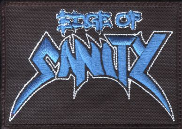 images Edge of Sanity - Blaues Logo Aufnäher