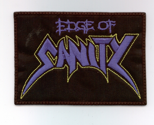 images Edge of Sanity - Blau Gelbes Logo Aufnäher
