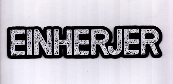 images Einherjer - Weisses Logo Rückenaufnäher