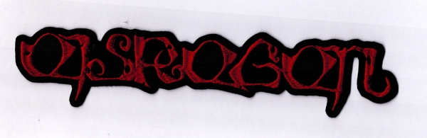 Eisregen - Dunkel Rotes Logo Rückenaufnäher