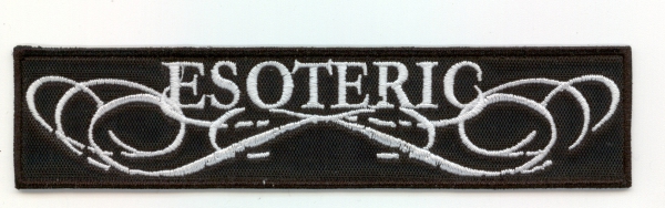 images Esoteric - Weisses Logo Aufnäher