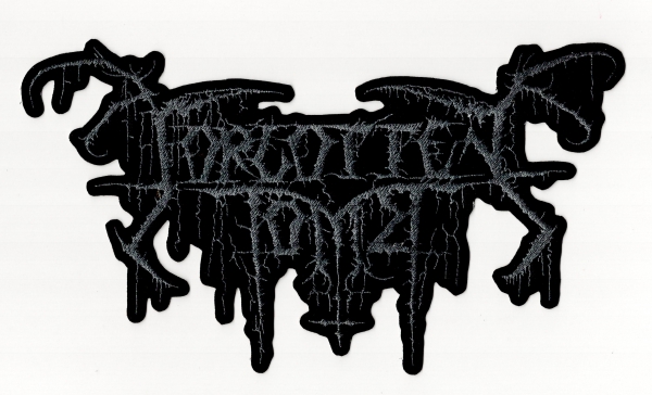 Forgotten Tomb - Graues Logo Rückenaufnäher
