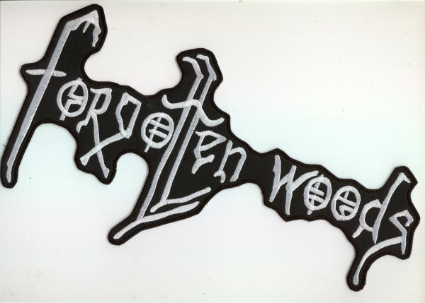 images Forgotten Woods - Weisses Logo Rückenaufnäher