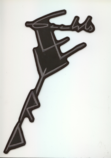 images Gaahls Wyrd - Graues Logo Rückenaufnäher