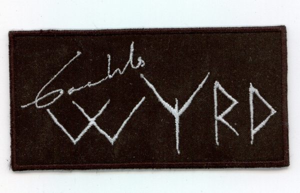 images Gaahls Wyrd - Weisses Logo Aufnäher